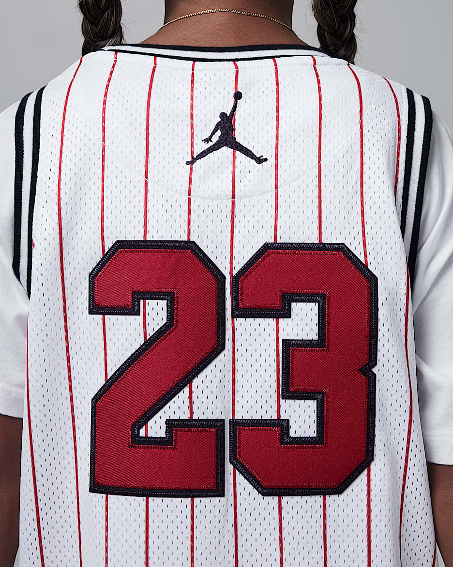 Jordan 23 red jersey discount